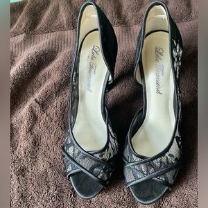 Lace see through heels